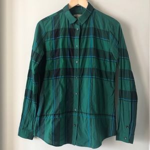 Burberry Brit small women’s blouse green plaid